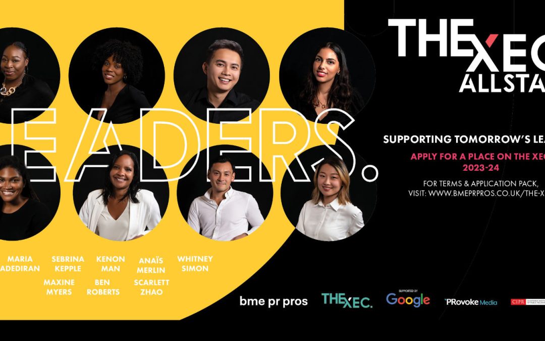 BME PR Pros partners with Google UK, PRovoke Media & The CIPR to launch The Xec. Allstars